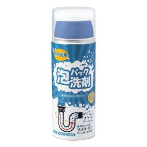 コモライフ 泡パック洗剤 排水管用 280ml 強力ジェット泡 キッチン 洗面台 浴槽 洗浄 除菌 消臭 ユーカリ成分 銀 PHMB 配合｜linear1