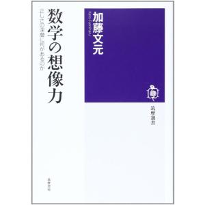 【中古】数学の想像力: 正しさの深層に何があるのか (筑摩選書 69)