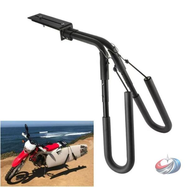 サーフボードバイクキャリア 原付/自転車用 サーフボードスタンド  取り付け簡単 ボード運搬ラック ...