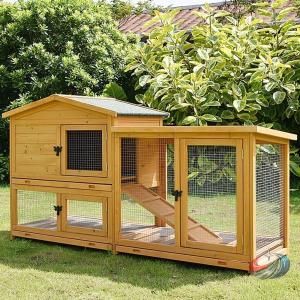屋外木製鶏小屋 大型 6羽用 防雨 耐候性 ワ...の詳細画像5