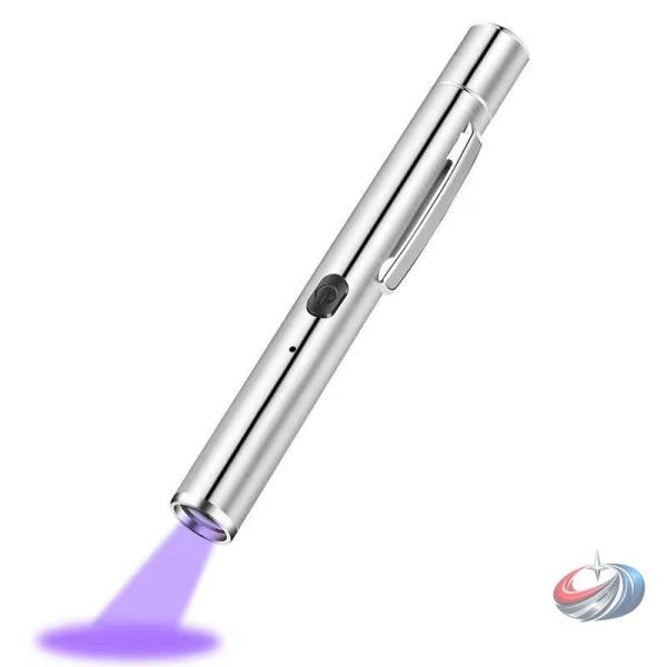 用UVブラックライト 真菌検出 365nm 防水 LED  獣医用ウッドランプ 猫犬の皮膚チェックに...