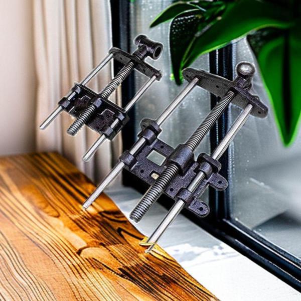 木工バイス テーブルバイス 木工用 金属バイス 腐食防止 整列ガイドバー  作業台 固定工具 DIY...