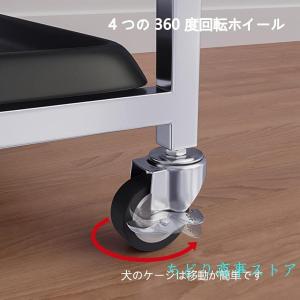 ステンレス鋼大型犬ケージ折りたたみ 耐荷重30...の詳細画像2