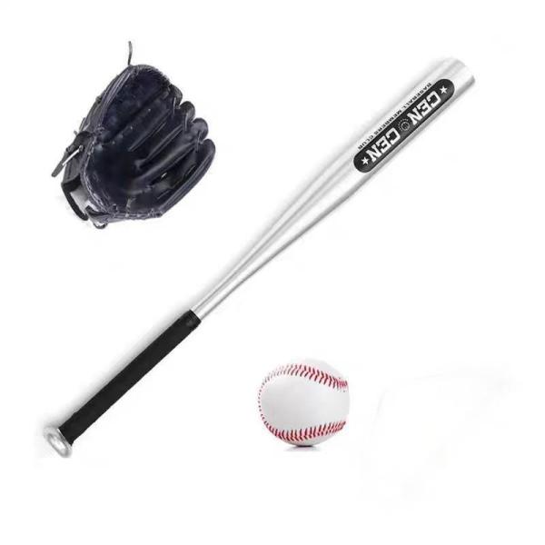 野球３点セット 少年軟式 アルミバット＋９号球＋グローブ  衝撃吸収＆滑り止めで扱いやすい 携帯袋付...