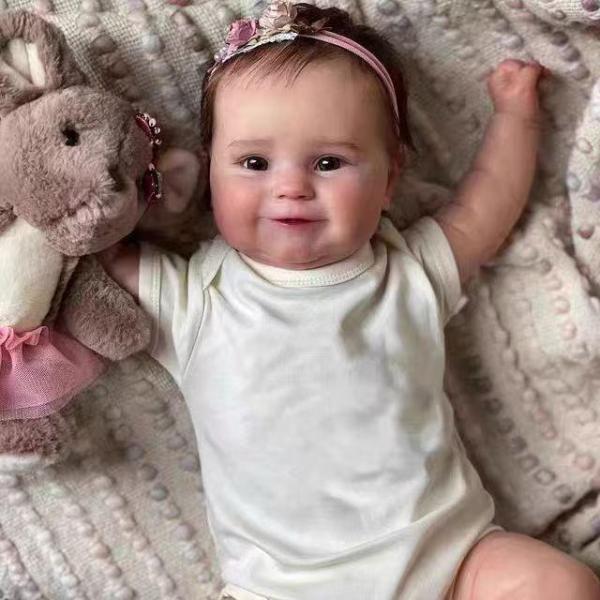 リボーン 20インチ 50cm 赤ちゃん人形 手作り  幼児人形 ビニールシリコン リアル系 新生児...