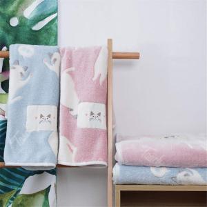 猫柄ブランケット ひざ掛け フランネル 150...の詳細画像3