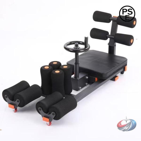 レッグストレッチャー 180度開脚 折りたたみ式 股割り機  ストレッチ器具 一人で柔軟 足痩せ/美...