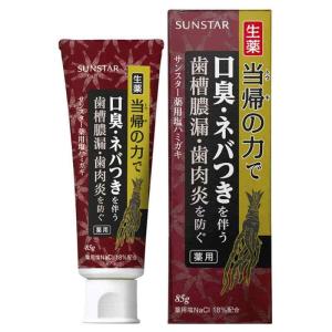 サンスター 薬用ハミガキ 生薬 当帰の力 ８５ｇ×６個セット｜linear1