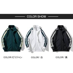 ジップアップ トレーナー メンズ スウェット ...の詳細画像2
