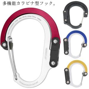 回転フック カラビナ型 360度回転 折り畳み ...の商品画像
