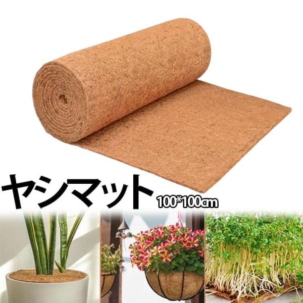 フロアマット シート ココナッツ マット 玄関マット マット ココヤシ ヤシマット 100*100c...