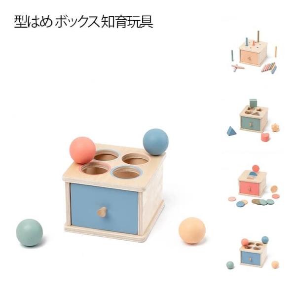 型はめ 木製 型はめ ピッチ 男の子 おもちゃ コイン 形合わせ チューブ パズル 知育玩具 モンテ...