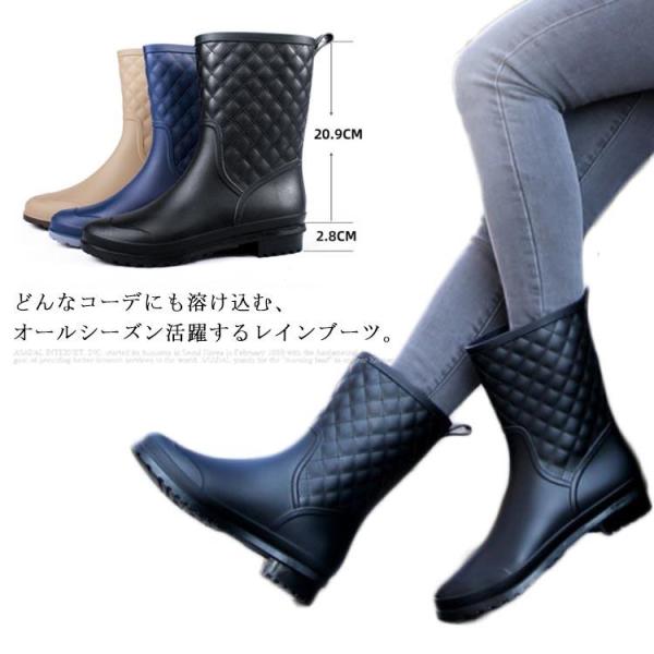 レインブーツ ショートブーツ レディース 女性用 防水ブーツ レインシューズ 雨靴 長靴 雨具 レイ...