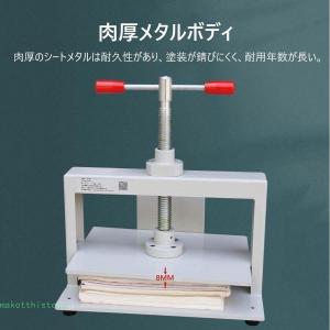 製本機 A4 卓上 手動紙圧縮プレス ハンドプ...の詳細画像3