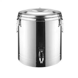 60L 魔法瓶 ポータブルクーラー 断熱アイスペール 304ステンレスクーラーボックス スチールベルトクーラー 麦茶