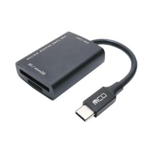 SDカードリーダ・ライタ USB3.2Gen1対応 USB-TYPE-C　ブラック　USR-CSD1/BK　SDカード・microSDカード同時使用可｜linear1