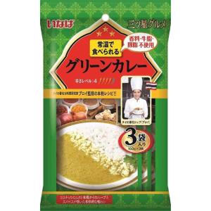 いなば食品 いなば 三ツ星グルメグリーンカレー (150g×3袋入) ×4個