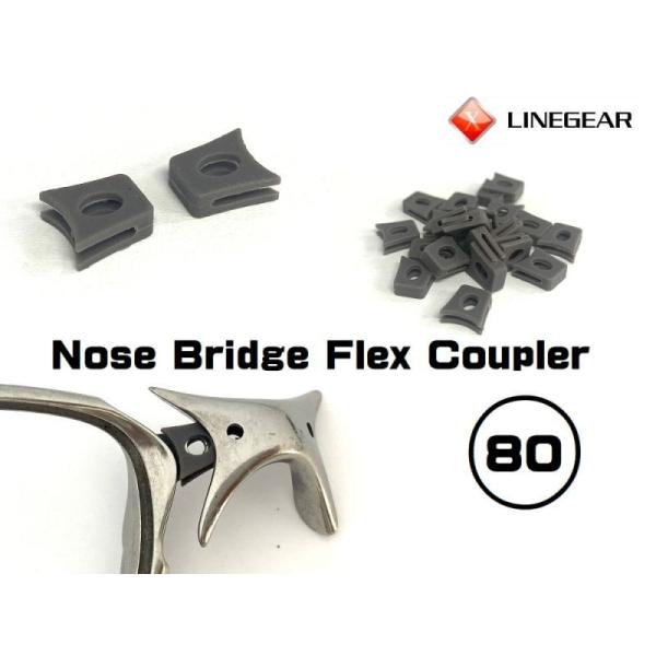 LINEGEAR　オークリー　ジュリエット　連結ラバーパーツ　硬度８０　ダークグレー　２個組　Oak...