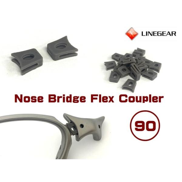 LINEGEAR　オークリー　ペニー　連結ラバーパーツ　硬度９０　ダークグレー　２個組　Oakley...