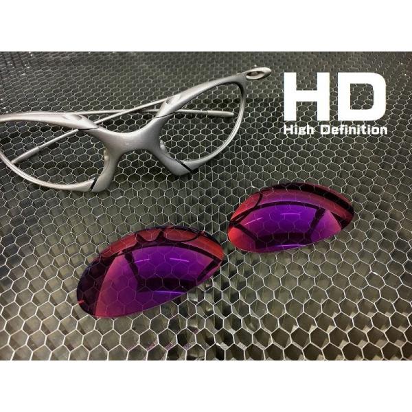 LINEGEAR　オークリー　ロメオ１用交換レンズ　HDレンズ　レッドミラー　Oakley　X-Me...