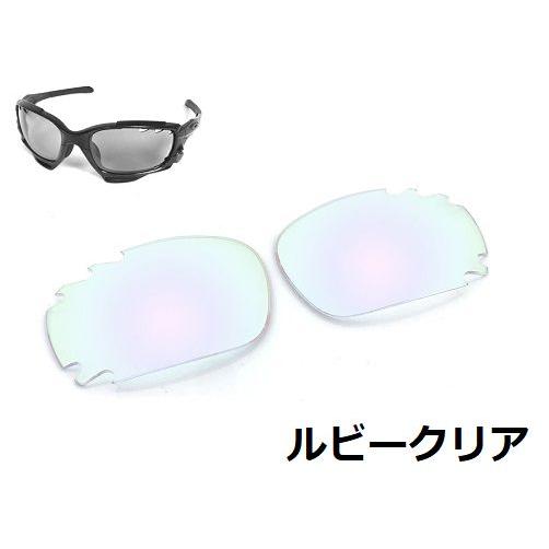 LINEGEAR　オークリー　Newレーシングジャケット用　ポリカレンズ　ベント付き　ルビークリア　...