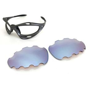オークリー 初期 レーシングジャケット ブルー LINEGEAR オークリー 第1世代初期レーシングジャケット用交換レンズ