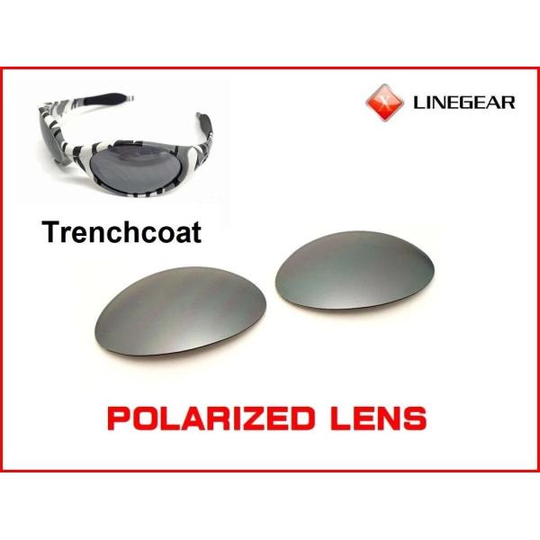 LINEGEAR　オークリー　トレンチコート用　偏光レンズ　リキッドメタル　Oakley　Trenc...