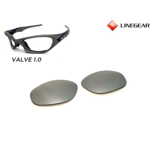 LINEGEAR　オークリー　バルブ1.0用交換レンズ　ポリカレンズ　リキッドメタル　Oakley　...