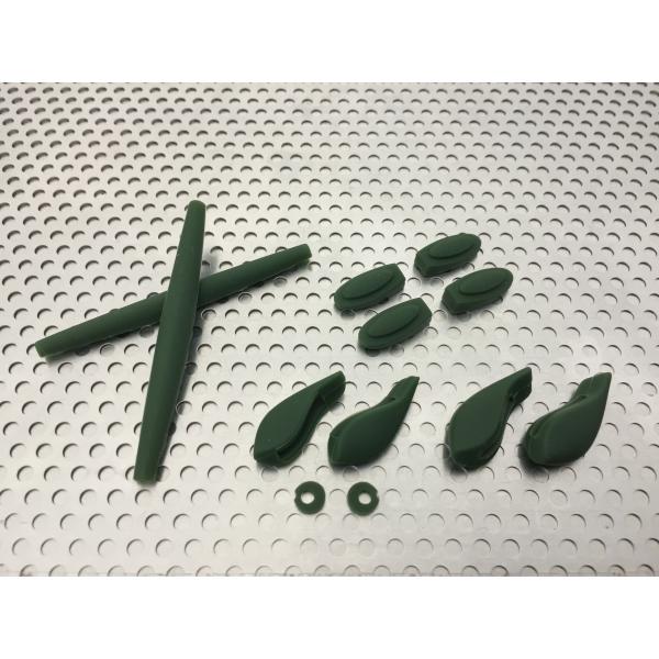 LINEGEAR　オークリー　X-Metal XX用　コンプリートラバーセット　オリーブドラブ　Oa...