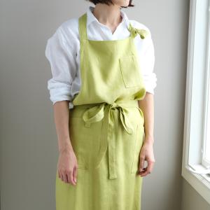 リネン エプロン +Decor /日本製 麻1...の詳細画像5