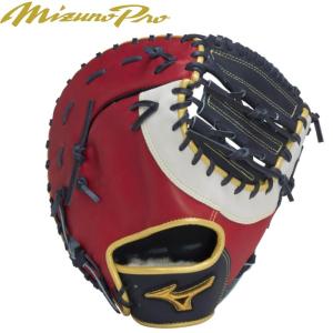 ミズノプロ 野球 軟式ファーストミット 勝色コレクション 限定モデル 一塁手用 TK型 MIZUNO PRO 中学生〜大人用 グラブ ミット 1AJFR28100｜liner