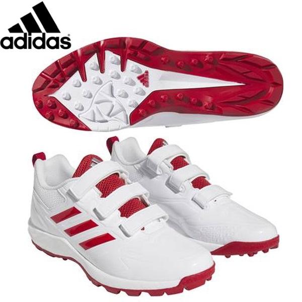 アディダス 野球 トレーニングシューズ ジャパン トレーナー AC ホワイト×レッド adidas ...
