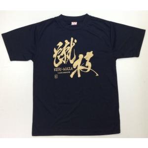 空手Tシャツ『蹴技 KERI-WAZA』前面プ...の詳細画像1
