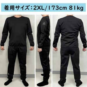 プルオーバー サウナスーツ 上下セット ストレ...の詳細画像4