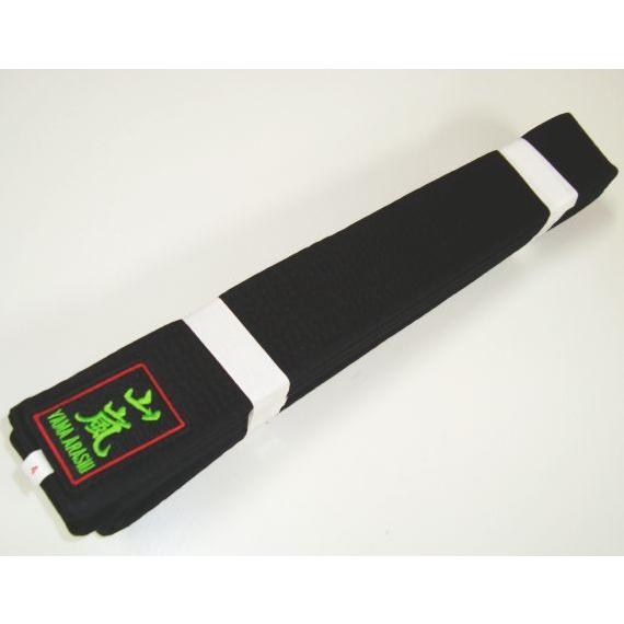 山嵐 柔道黒帯 朱子生地【OBM】45mm巾