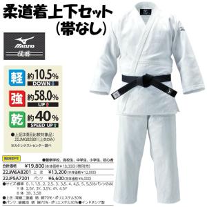MIZUNO ミズノ 柔道着【22JM6A8201-22JP5A7201】優勝 上下セット