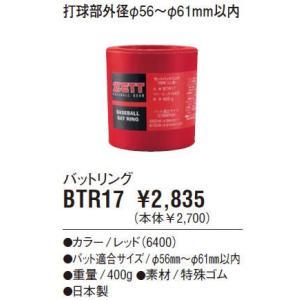 ゼット 野球 バットリング 400g φ56〜61mm以内｜liner