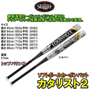 ルイスビル・スラッガー LOUISVILLE Slugger ソフトボールカーボンバット ゴムボール3号用 カタリストII TI 【プレゼントラッピング不可】｜liner