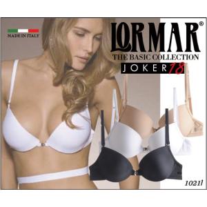 ロルマー/LORMAR JOKER18(ジョーカー18) NEWBASIC イタリアインポートランジェリー 2WAYストレッチ フロントホック 3/4モールドカップ・プッシュアップブラ｜lingerie-felice