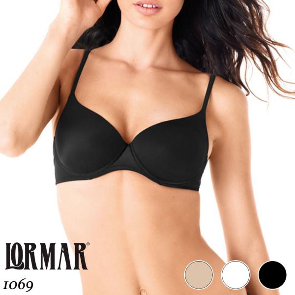 LORMAR ニューベーシック エディ 1069  イタリア 3/4カップブラ バルコニーブラ マッ...
