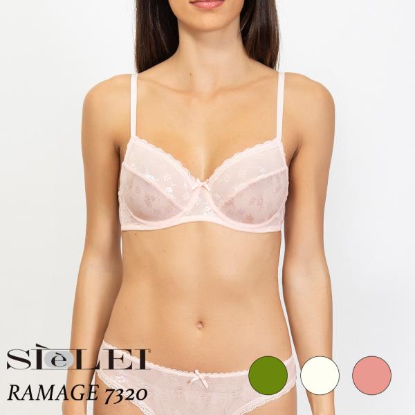 SIELEI RAMAGE 7320  直輸入 イタリア インポートランジェリー ノンパッドブラ 小...