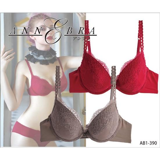アンブラ ANNEBRA MARGARET/マーガレット ボタニカル花柄レース 3/4カップブラジャ...