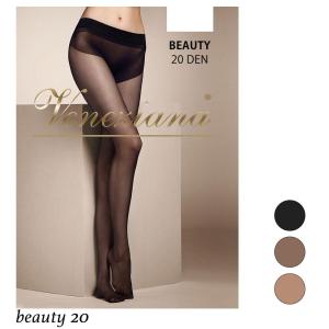 Veneziana BEAUTY 20 Rajstopy イタリアインポートストッキング 20デニール ローライズ つま先スルー マット ツヤ消し｜lingerie-felice