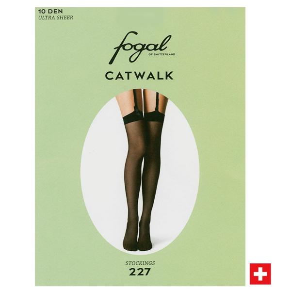ガーターストッキング 10デニール　fogal（フォーガル）CATWALK（キャットウォーク）10 ...