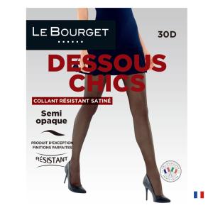 Le Bourget／ル ブルジェ【COLLANT　SEMI-OPAQUE 30（半不透明タイツ 30）】 DESSOUS CHICS インポートストッキング 30デニール｜lingerie-felice