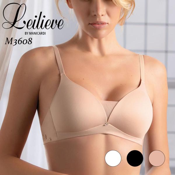 Leilieve tresor M3608 イタリア直輸入ランジェリー パッド付ノンワイヤーブラ シ...