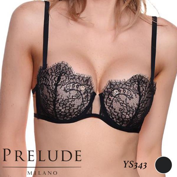 Prelude YS343 Estella ヨーロッパ ランジェリー 3/4カップブラ ストラップ取...