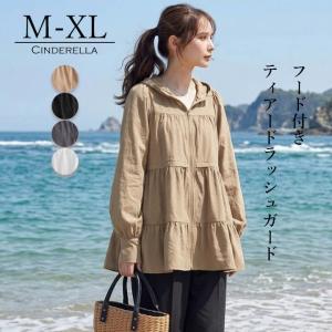 ラッシュガード フード付き 水着 UVカット 日...の商品画像