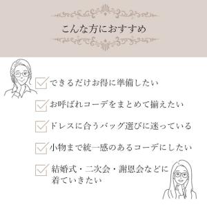 ドレスバッグセット トータルコーディネート パ...の詳細画像5