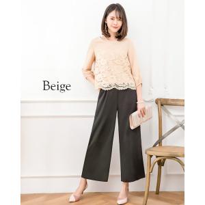 パンツドレス パンツスーツ セットアップ 結婚...の詳細画像2